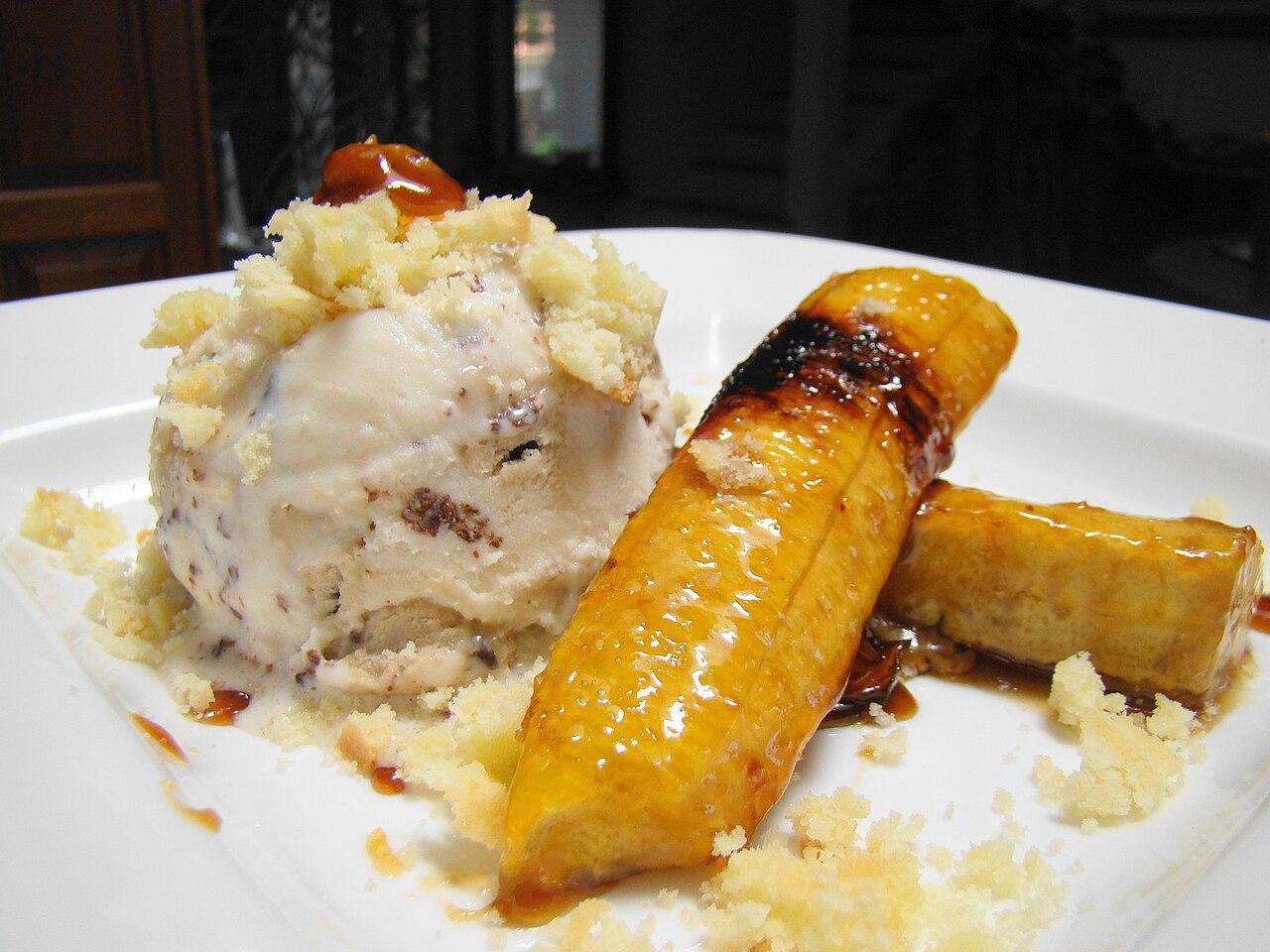 Banana caramelizada na air fryer com canela
