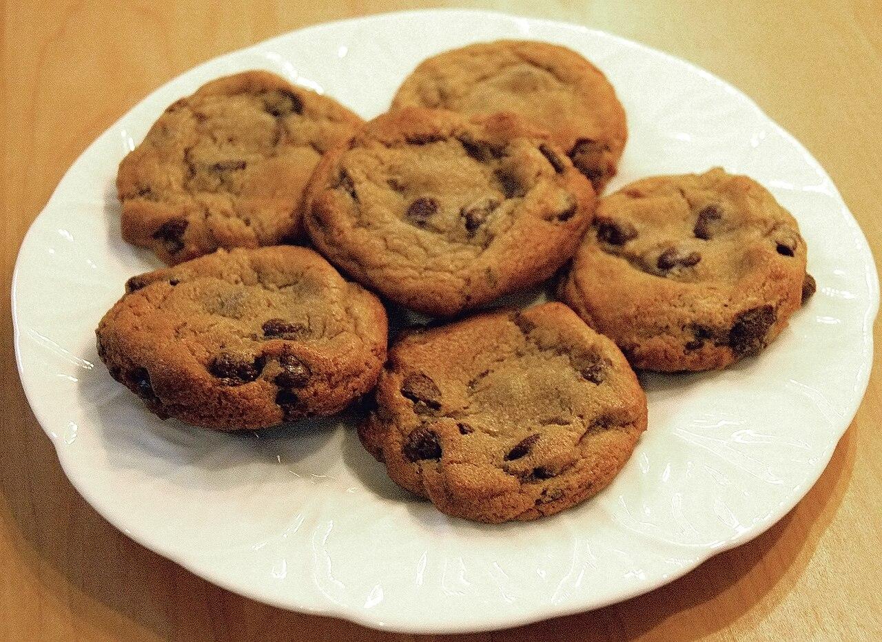 Cookie proteico de whey e aveia na air fryer