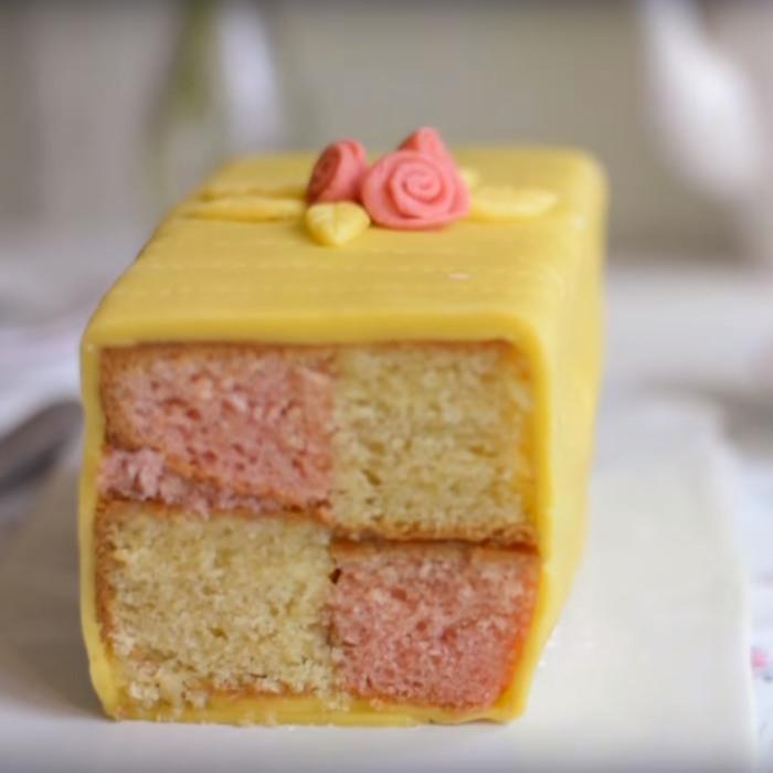 Bolo Battenberg Clássico