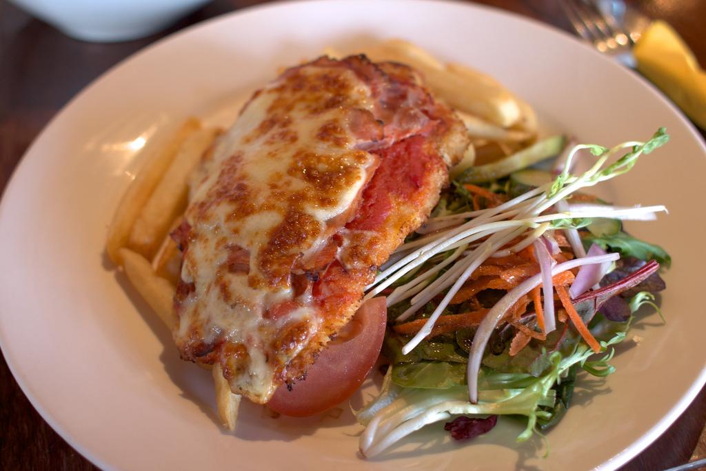 Frango à parmegiana na air fryer