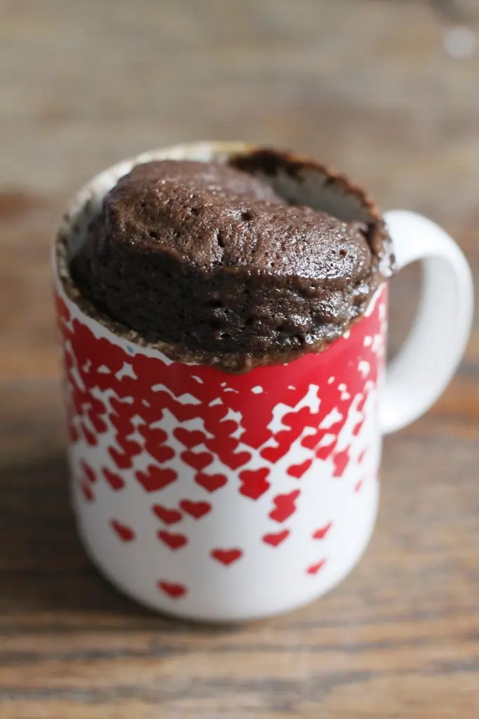 Mug Cake de Chocolate de 2 Minutos