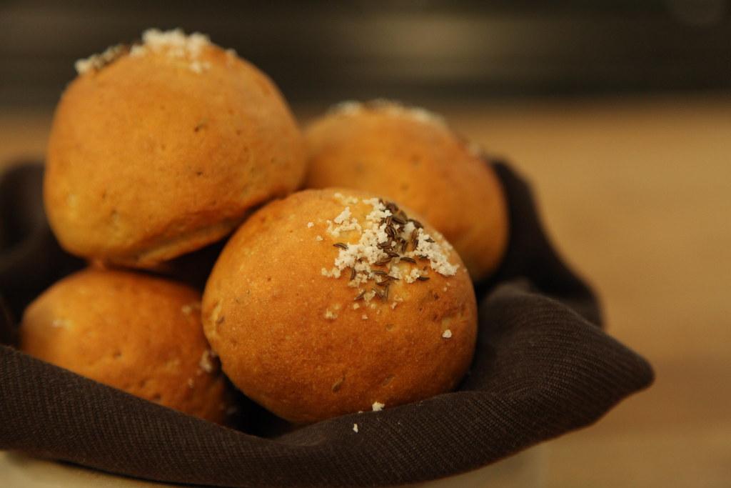 Pão sem glúten de frigideira