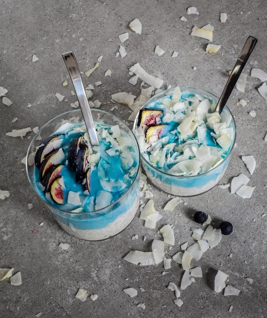 Pudim de Caneca de Chia e Coco