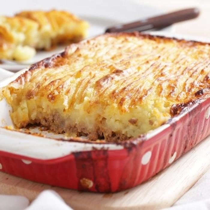 Purê Rústico de Maçã e Batata com Queijo Crocante
