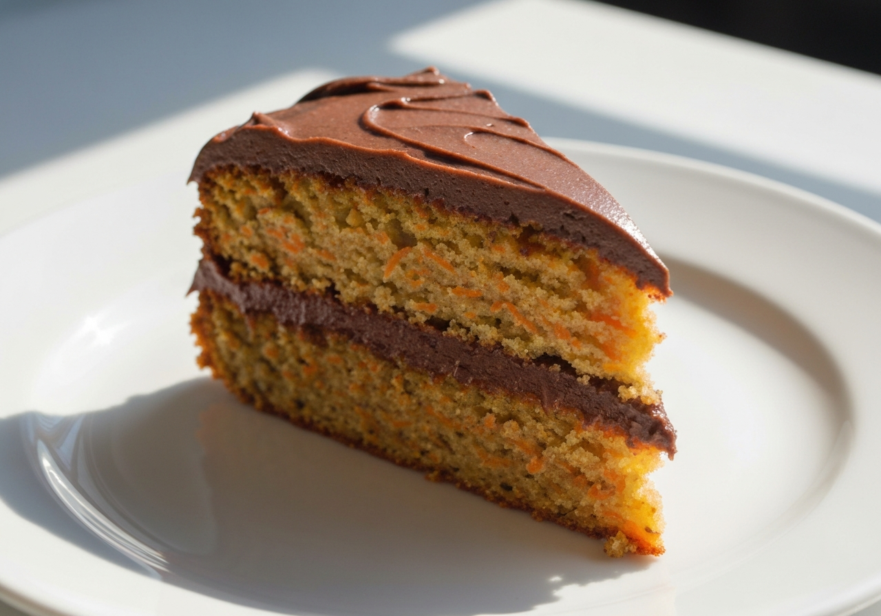 Bolo de Cenoura Fit Proteico com Cobertura Cremosa