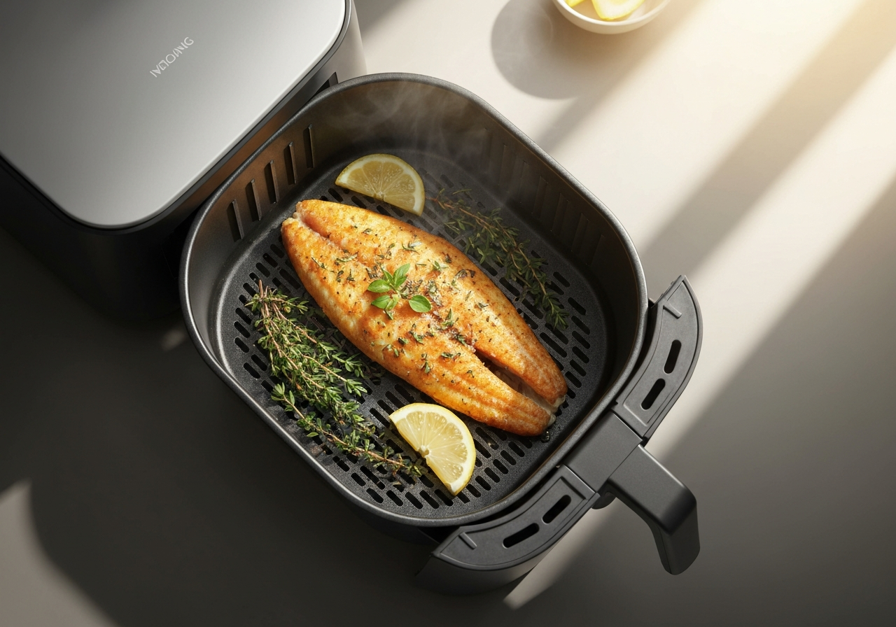 Filé de Peixe Fitness na Air Fryer: Rápido, Proteico e Suculento