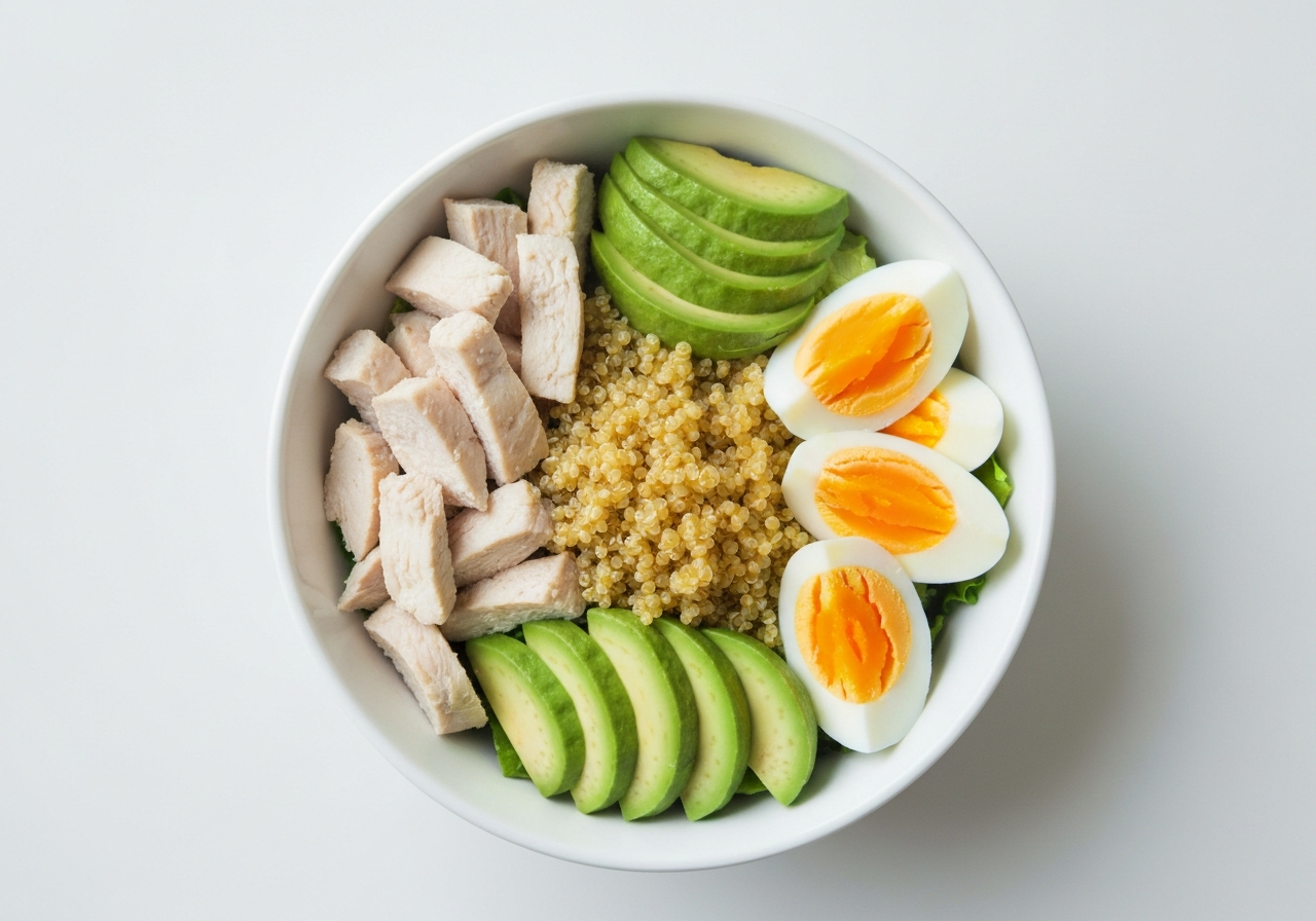 Salada Proteica Completa Panelli: Refeição Vibrante e Nutritiva