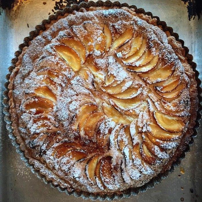 Torta de Maçã com Frangipane